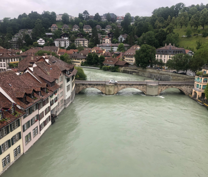 Matte-Quartier Bern überschwemmt