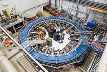 Experimenteller Aufbau im Fermilab